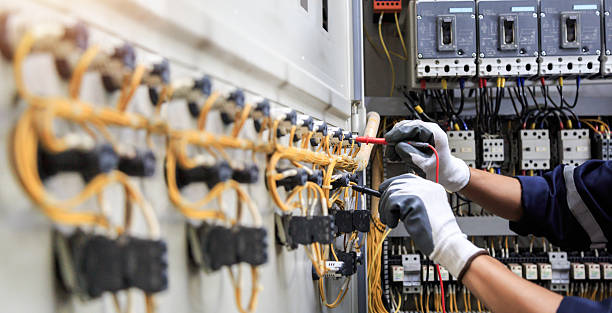 Professional Electrician technician working in Round Rock, TX